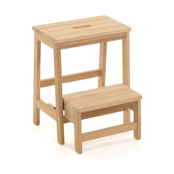 Stolac od masivne breze u prirodnoj boji Nell – Kave Home