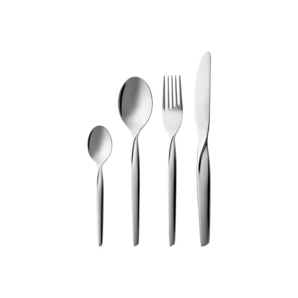 Pribor 16 kom od nehrđajućeg čelika u srebrnoj boji Twist – Gense