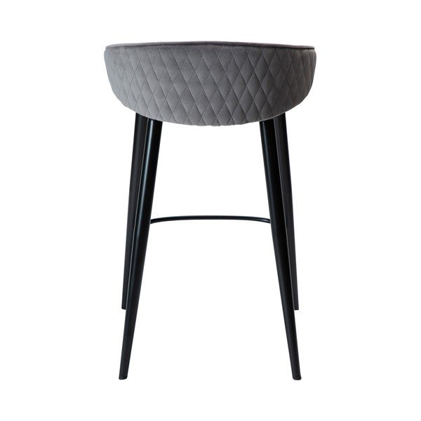 Barski stolac od sivog baršuna 80 cm Dual - DAN-FORM Denmark-image-4