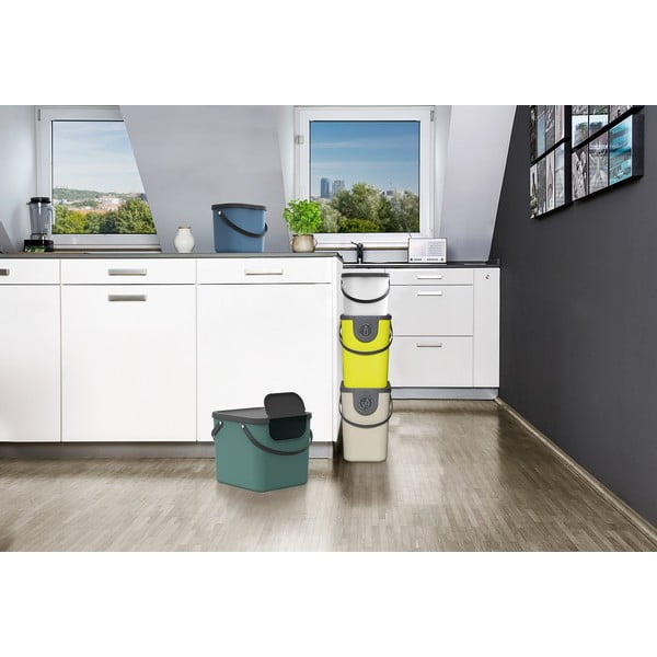 Kanta za sortirani otpad od reciklirane plastike 40 l Albula - Rotho-image-1