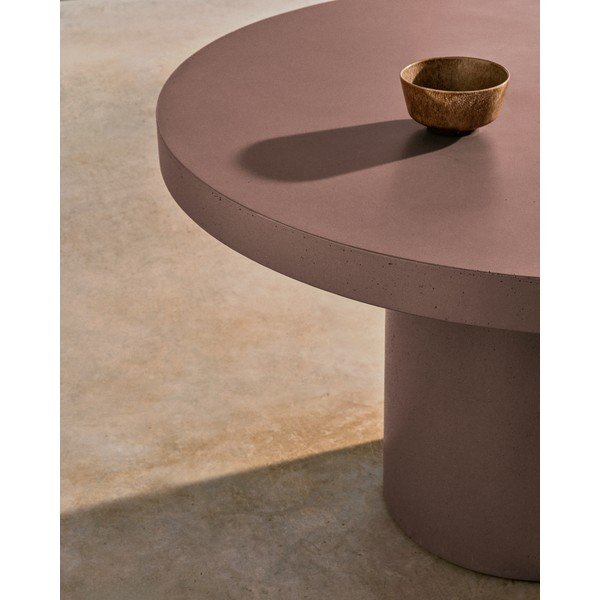 Okrugao vrtni stol betonski ø 120 cm Aiguablava – Kave Home-image-3