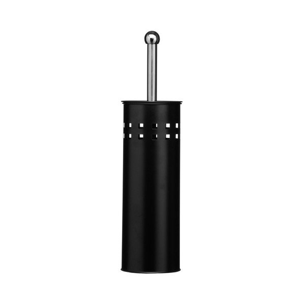 Mat crna metalna WC četka Indy – Premier Housewares
