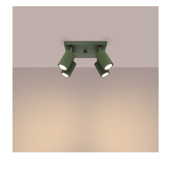 Zeleni reflektor 25x25 cm Gleam – Sollux-image-2