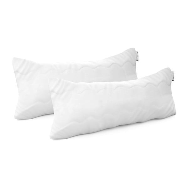 Set od 2 bijela jastuka i AmeliaHome punila, 30 x 50 cm