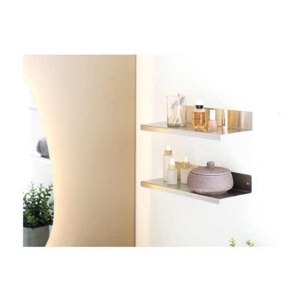 Željezna polica u srebrnoj boji 40 cm Nagoya – House Nordic-image-2