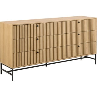 Komoda u dekoru hrasta u prirodnoj boji 158x80x40 cm Albany  – Actona
