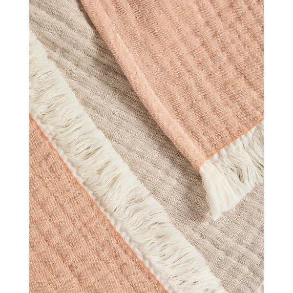 Deka za bebe od muslina u boji lososa 130x170 cm Nafine – Kave Home-image-2