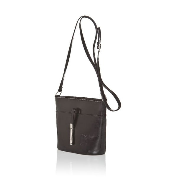 Crna kožna torba Markese Severina-image-2