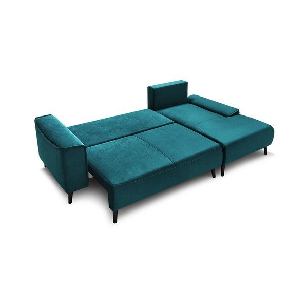 Kutna kauč na razvlačenje od kerozina baršuna Bobochic Paris Hera Bis, desni kut-image-3