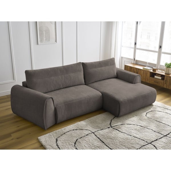 Smeđa kutna garnitura Aden – Bobochic Paris-image-1