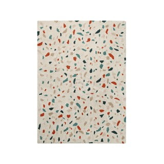 Krem periv/ručno rađen pamučan tepih 140x200 cm Terrazzo Marble – Lorena Canals