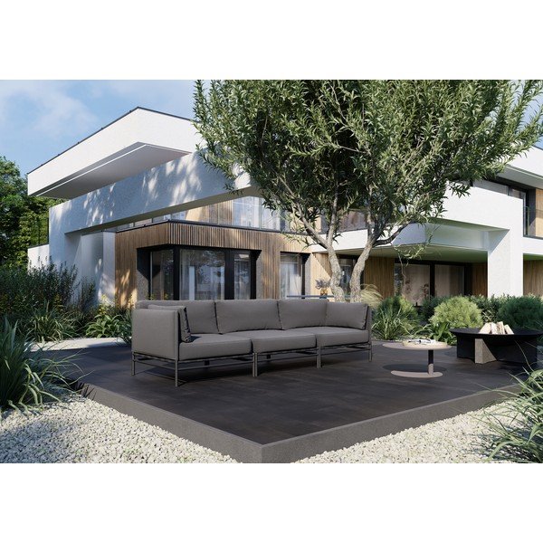 Tamno sivi vrtni modularni kauč 234 cm Dandy – Sit Sit-image-4