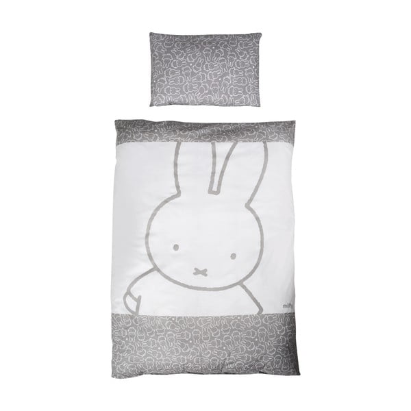Pamučna dječja posteljina za dječji krevetić 100x135 cm Miffy – Roba