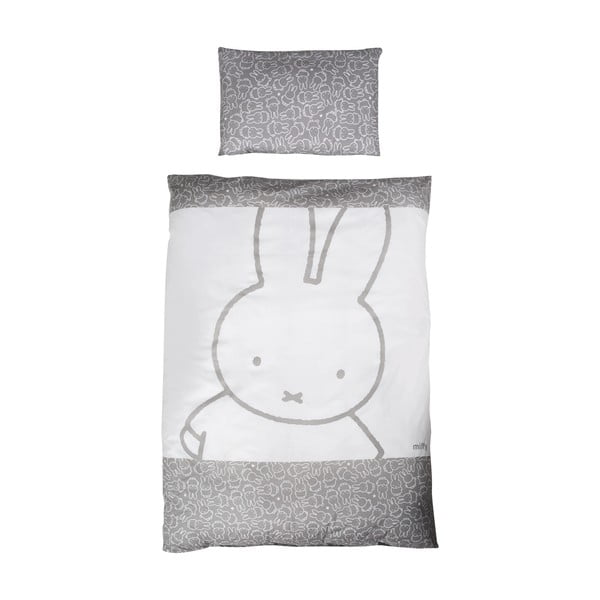 Pamučna dječja posteljina za dječji krevetić 100x135 cm Miffy – Roba