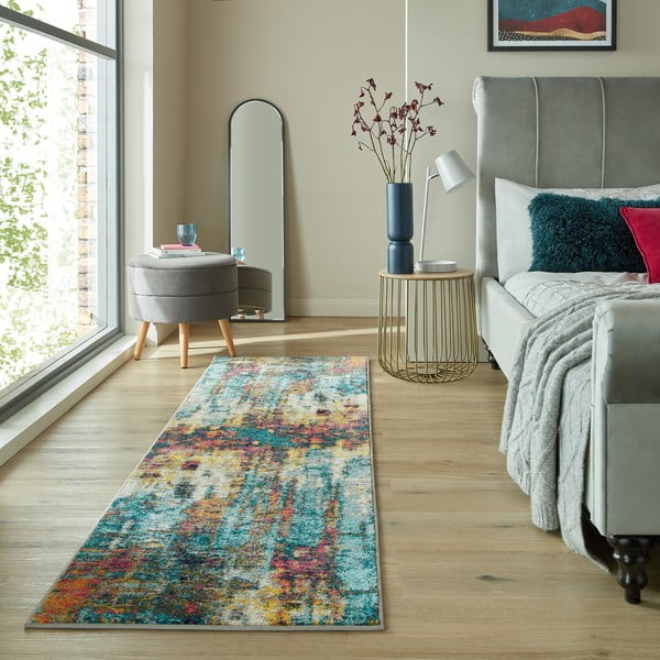 Ručno rađena staza 66x230 cm Spectrum Abstraction – Flair Rugs-image-1