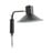 Crna zidna lampa ø 20 cm Aria – Kave Home