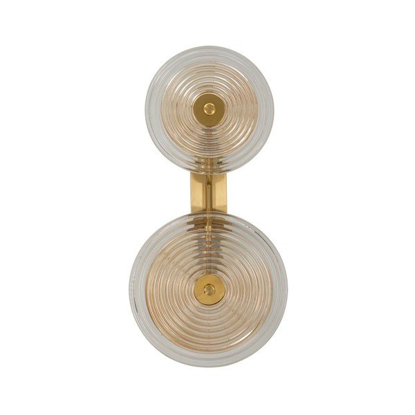 Staklena zidna lampa u zlatnoj boji Venice – Mauro Ferretti