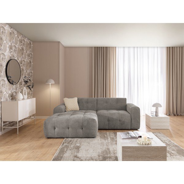 Siva kutna garnitura (s lijevim kutom/s ležaljkom) Melva – Ropez-image-1