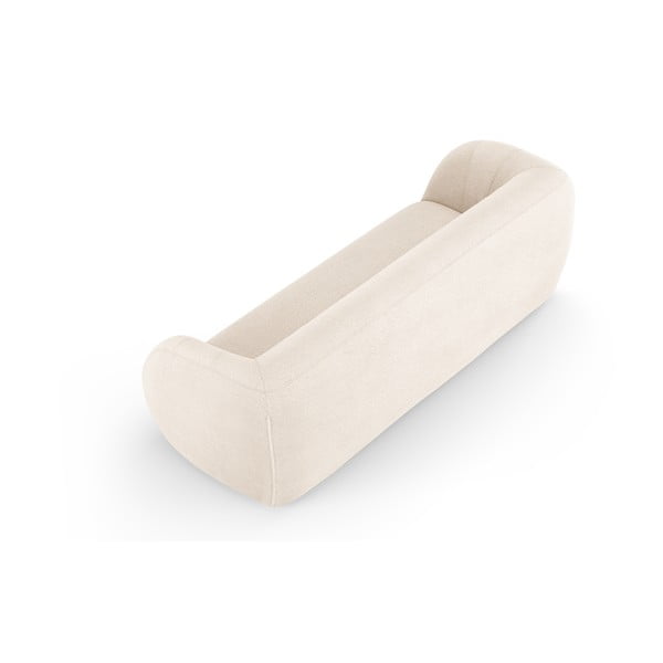 Krem sofa od bouclé tkanine 230 cm Essen – Cosmopolitan Design-image-3