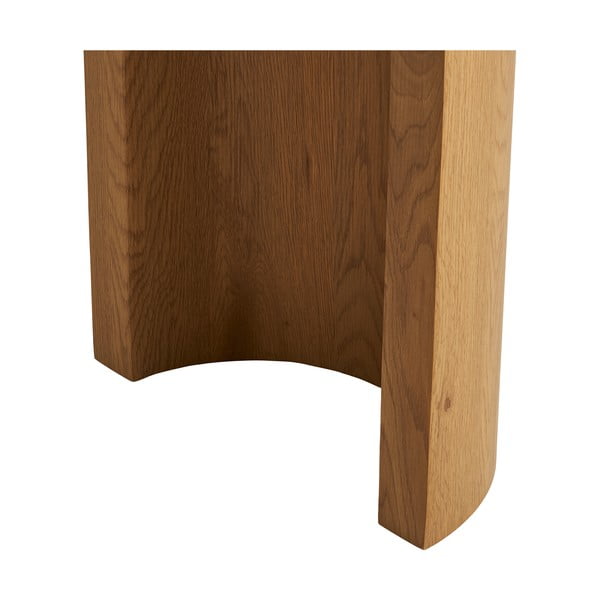 Pomoćni stol u dekoru hrasta u prirodnoj boji 38x114 cm Bibione – House Nordic-image-3