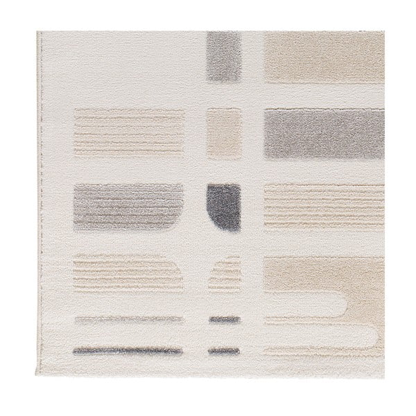 Svijetlo sivi/boje slonovače tepih 80x150 cm Flora – Universal-image-3