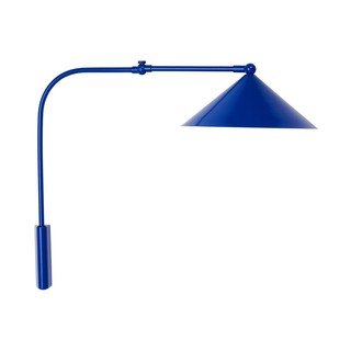 Plava metalna zidna lampa s utikačem Kasa – OYOY Living Design