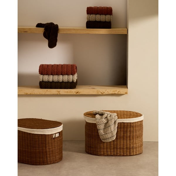 Košare u setu 2 kom od ratana 50x36x32 cm Indali – Kave Home-image-1