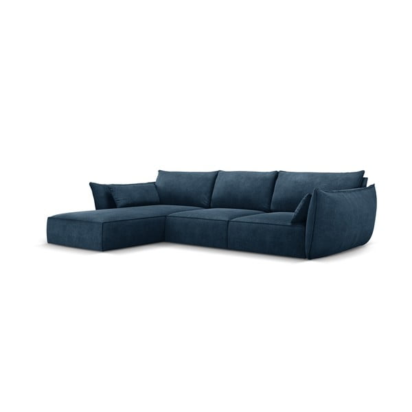 Tamnoplava kutna garnitura (lijevi kut) Vanda - Mazzini Sofas-image-2