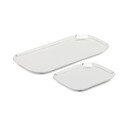 Pladnjevi u setu od nehrđajućeg čelika 2 kom za posluživanje 15x29 cm Nirela – Kave Home