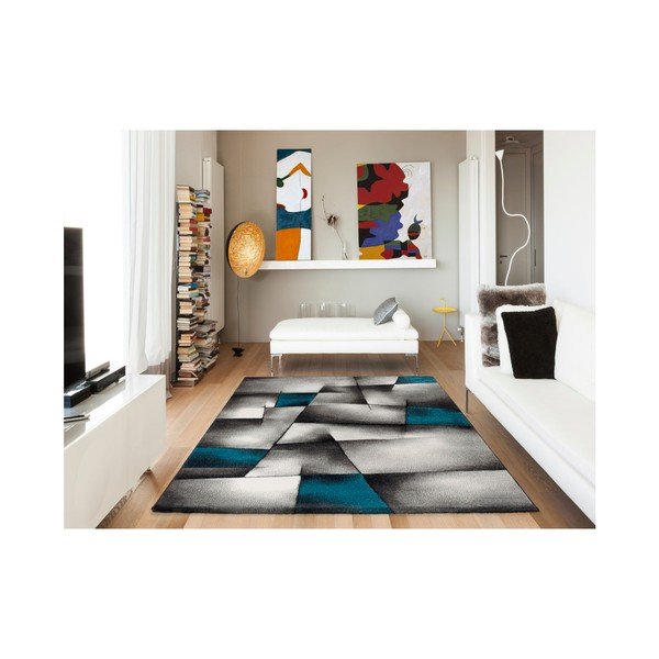 Plavo-sivi tepih Universal Malmö, 140 x 200 cm-image-1