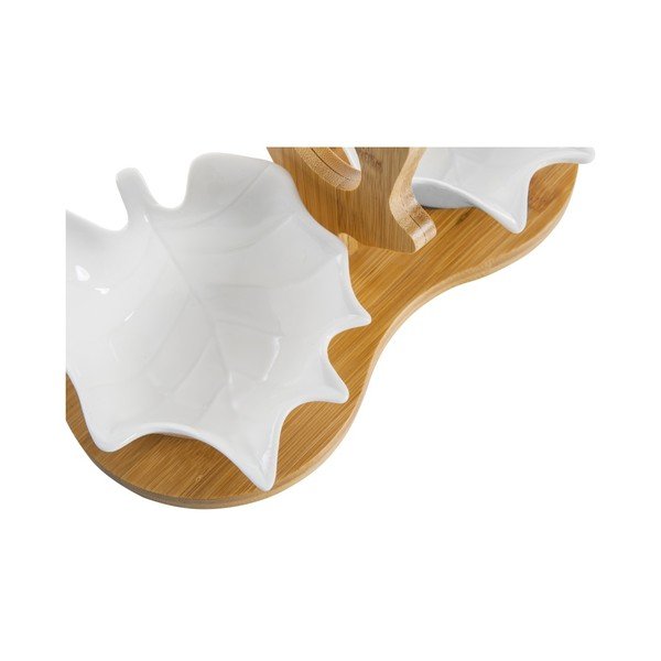 Set od 2 zdjele za posluživanje s pladnjem Bambum Shell-image-1