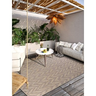 Bež vanjski tepih od recikliranih vlakna 200x290 cm Georgette – Villeroy&Boch