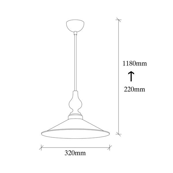 Crna metalna privjesna svjetiljka Opviq lampe Kiriakos-image-3