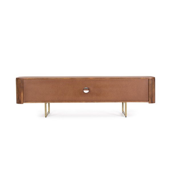 TV komoda od masivnog manga u prirodnoj boji 180x45x40 cm Vilas – Bizzotto-image-1