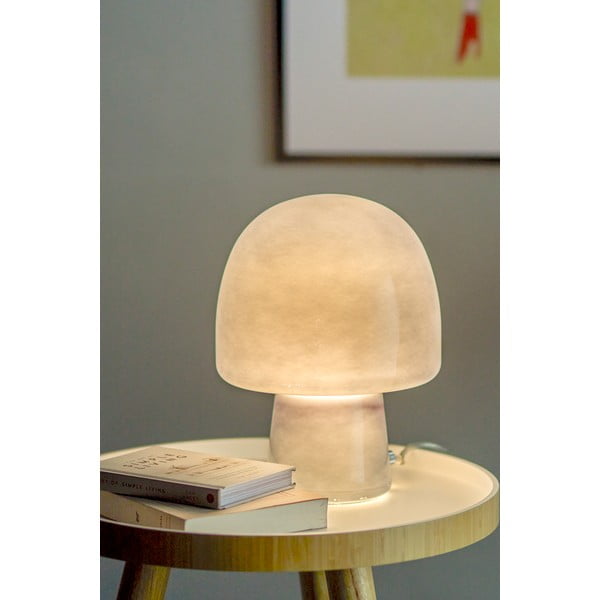 Tamno plava stolna lampa sa staklenim sjenilom (visina 26,5 cm) Paddy – Bloomingville-image-1