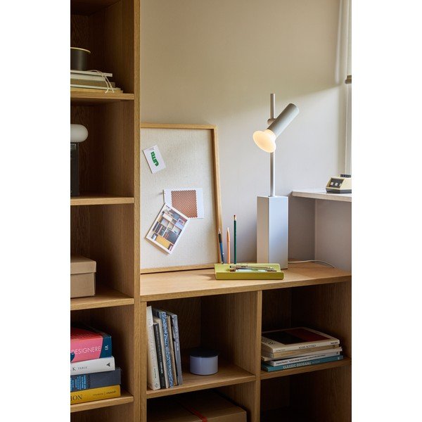Žuti  uredski organizator za dopisnice od polyresina Kanso – Hübsch-image-3