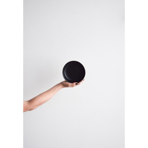 Crna zemljana zdjela ÅOOMI Luna, ø 15 cm-image-3
