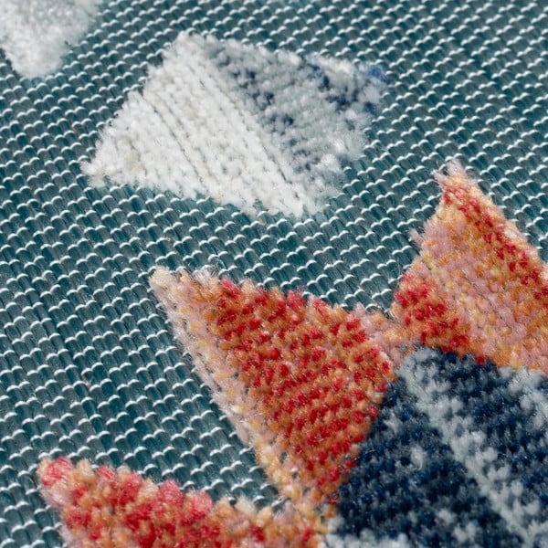 Plavi vanjski tepih 120x170 cm Avery Blue – Flair Rugs-image-3