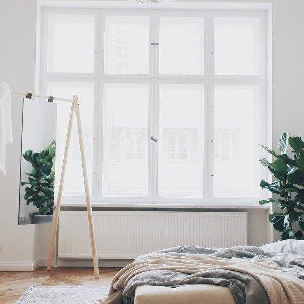 Bračni krevet od borovine s madracem Karup Design Senza Comfort Mat Black/Natural, 180 x 200 cm-image-4