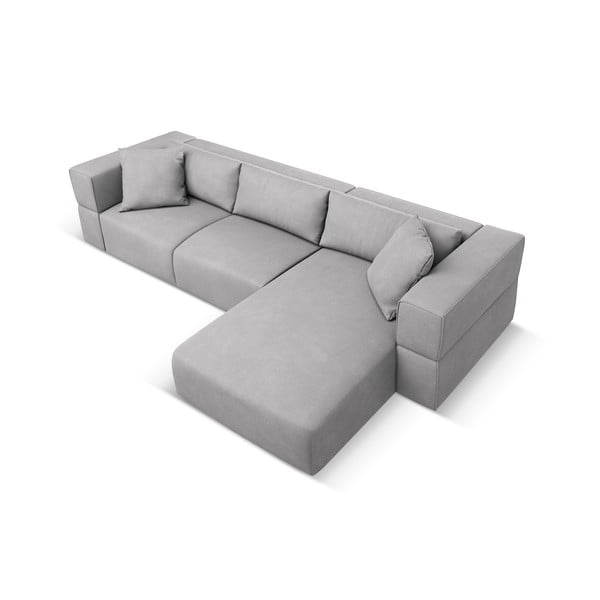 Svijetlo siva kutna garnitura (s desnim kutom) Esther – Milo Casa-image-3