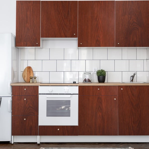 Naljepnica za namještaj 200x60 cm Dark Walnut Wood - Ambiance-image-1