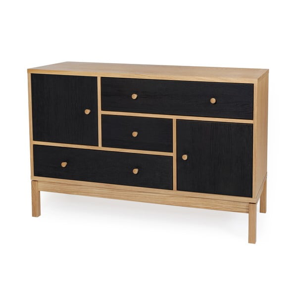 Crno-smeđa Woodman AbbeyWood komoda-image-2