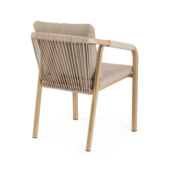 Metalna vrtna stolica u prirodnoj boji Kalimera – Bizzotto-image-4