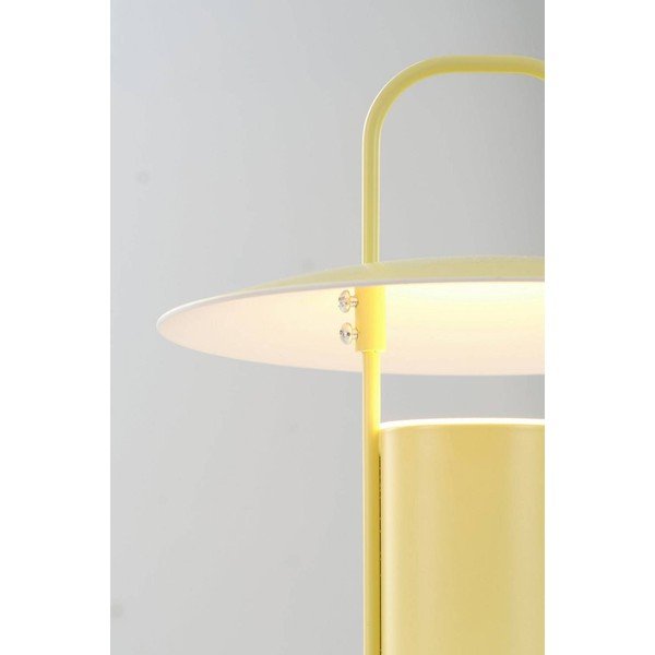 Žuta  metalna LED stolna lampa s mogućnosti zatamnjivanja (visina 24 cm) Venna – Jotex-image-4