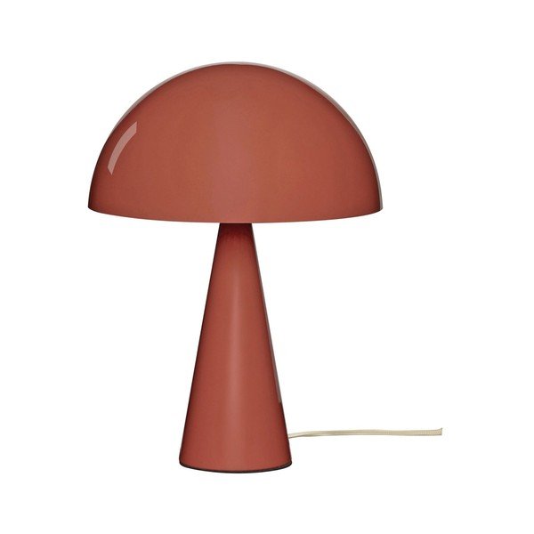 Crvena stolna lampa (visina 34 cm) Mush – Hübsch