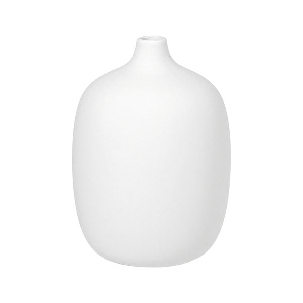 Bijela keramička vaza Blomus, visina 18,5 cm