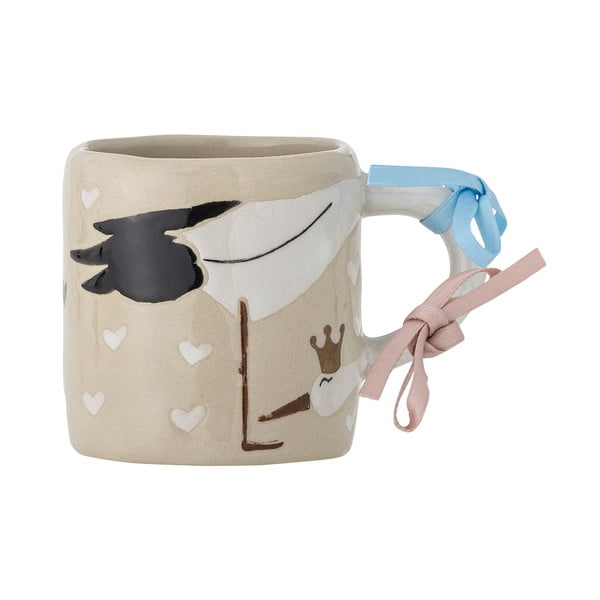 Bež keramička dječja šalica 225 ml Bambino – Bloomingville Mini