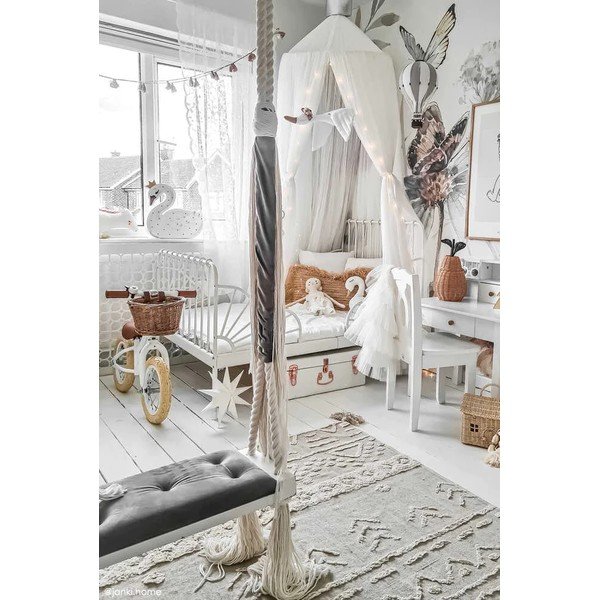 Svijetlo zeleni periv/ručno rađen pamučan tepih 170x240 cm Tribu Olive – Lorena Canals-image-1