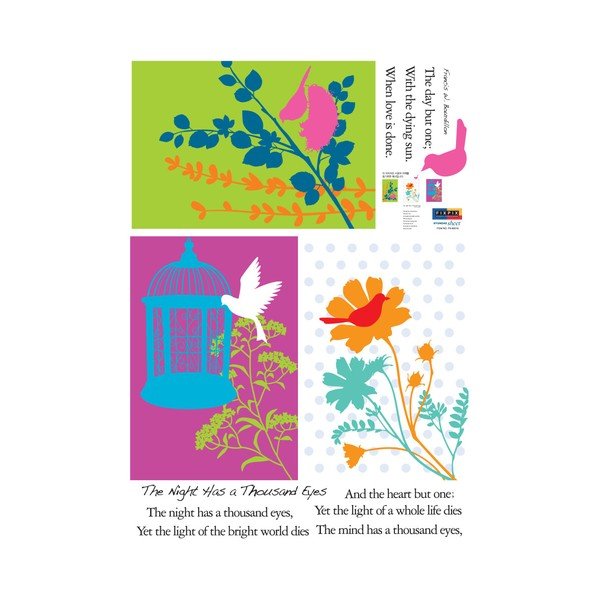Naljepnica Ambiance Graphic Flower-image-1