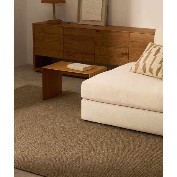 Smeđe-sivi tepih 160x230 cm Galinda – Kave Home-image-1